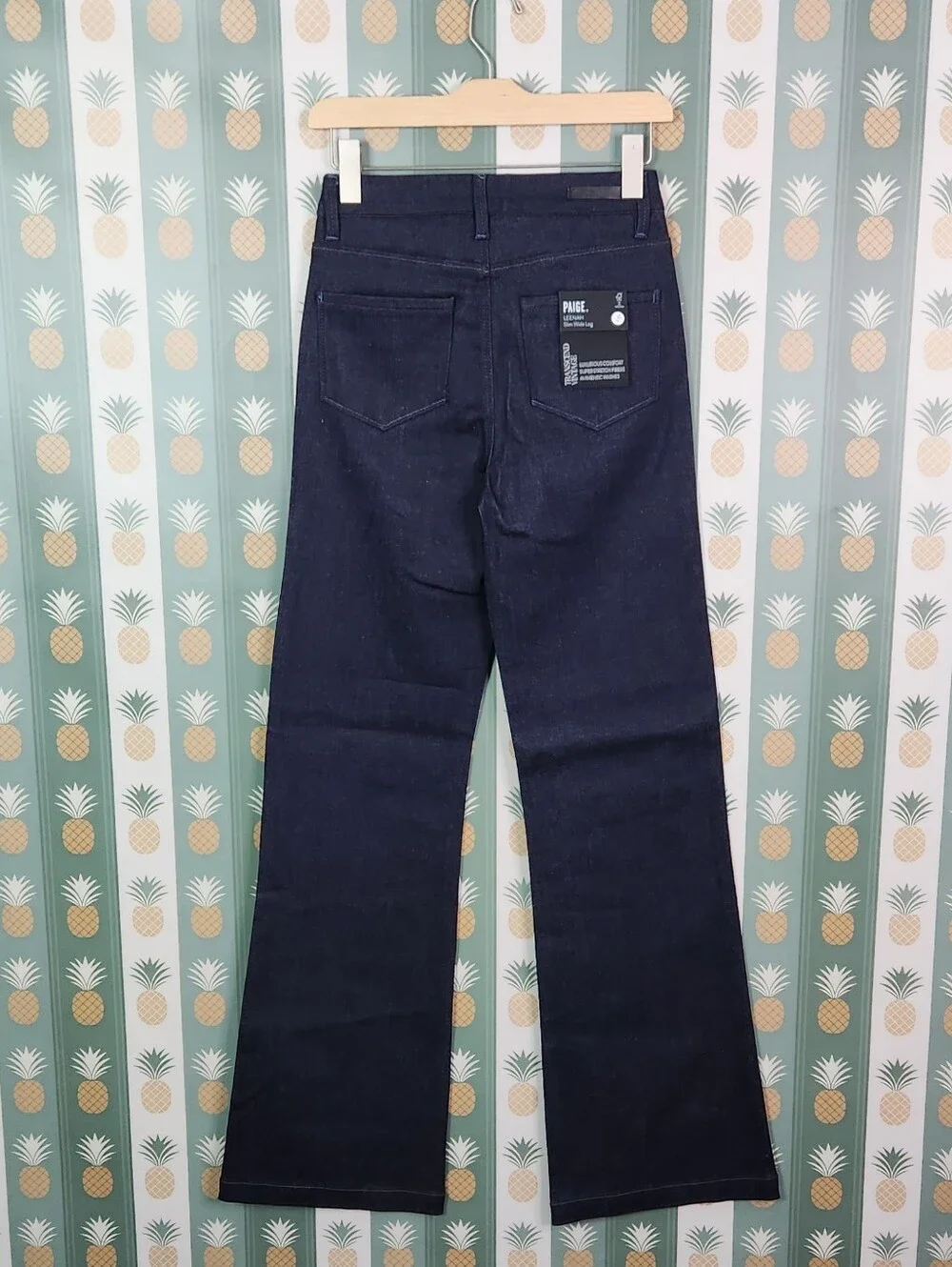 Paige Leenah Jolene Wide Leg Jeans in Montecito - Picture 7 of 11